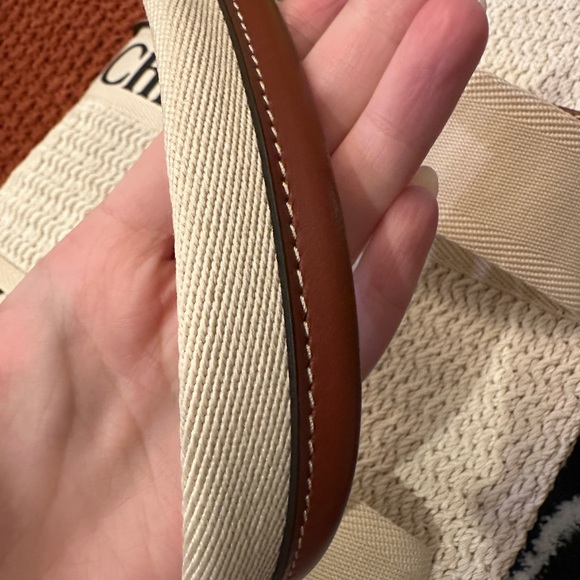 Authentic Chloé Woody Medium Woven Fringe Tote - Picture 11 of 15